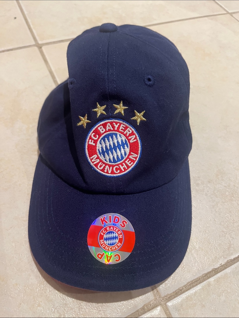 FC Bayern München Kids Navy Baseball Cap